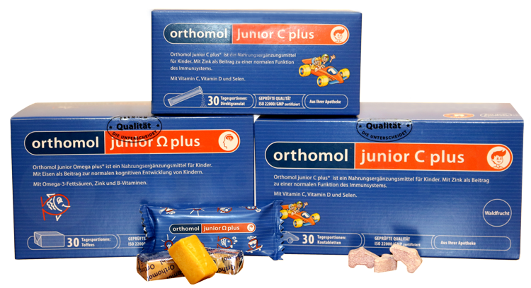 лучшие витамины для детей Orthomol junior